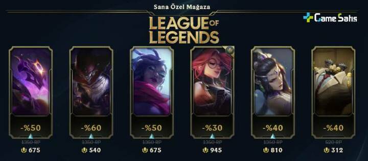 LoL Sana Özel Mağaza Teklifleri Başladı!