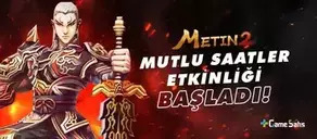 Metin2 Mutlu Saatler Etkinliği Başladı: %30 Daha Fazla EP!