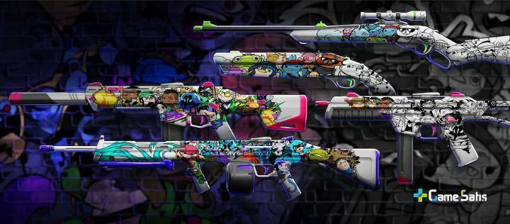 Valorant Karikatürize (Doodle Buds) Skin Koleksiyonu