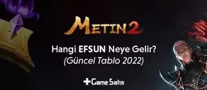 Metin2 Hangi Efsun Neye Gelir? (Güncel Tablo 2022)