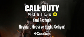 Neymar, Messi ve Pogba Call of Duty Mobile'a  Geliyor!
