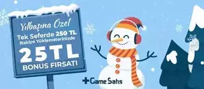 Yılbaşına Özel Bonus Kampanyası Başladı!