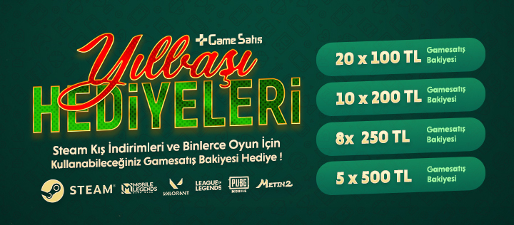 Tüm Oyunlarda Geçerli 8500 TL'lik Yeni Yıl Çekilişi