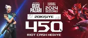 Valorant ve League of Legends yeni sezonları için Riot Cash Çekilişi